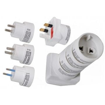 Verkgroup 4v1 potovalni adapterji vtič EU all in one cel svet
