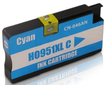 TiskajPoceni Kompatibilna kartuša 951XL Cyan VEČJA POLNITEV za OfficeJet Pro 8600 / 8600 Plus 8100 8610 8620 51dw 276dw 86158630 8640