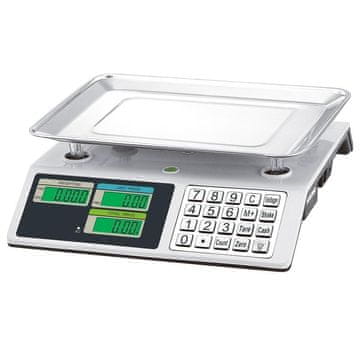 Verkgroup Inox digitalna elektronska tehtnica do 50kg – osvetljena LCD