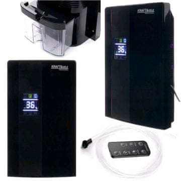 Kraft&Dele 120W razvlaževalec in absorber vlage 2L LCD UV TiO2 črn