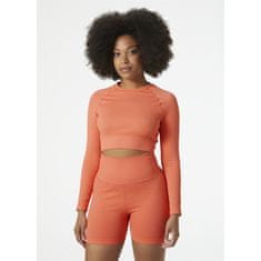 Helly Hansen Majice oranžna S Allure Seamless Crop Ls Top