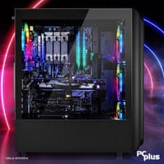 PCplus Storm namizni računalnik, i5-12400F, 16GB, 500GB, RTX4060, W11H (145006)