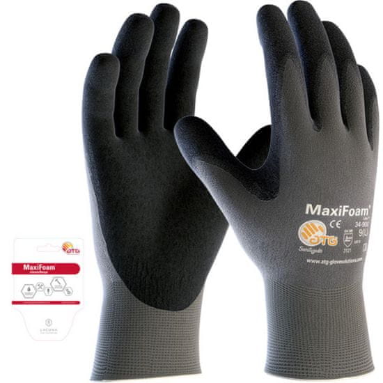 ATG Gloves Rokavice ATG MaxiFoam sivo-črne