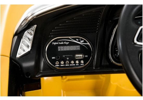 shumee Avto na akumulator Audi R8 Spyder Rumeno pobarvan