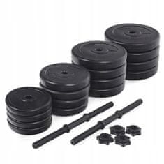 Greatstore Dumbelles 30 KG set dveh 15kg fitnes hantel vsaka