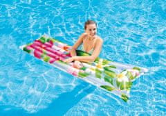 Greatstore Napihljiva plavalna vzmetnica - Flowers 59720 INTEX