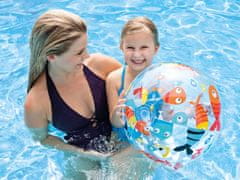 Greatstore Napihljiva žoga za plažo 51cm Riba - INTEX 59040