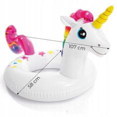 Greatstore Napihljiv plavalni krog - samorog INTEX 58221