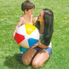 Greatstore Napihljiva pisana žoga za plažo 51 cm