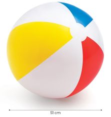 Napihljiva pisana žoga za plažo 51 cm