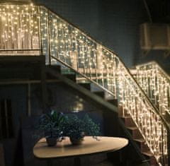 Icicles zunanje zavese dekorativne luči 500 LED luči 19m