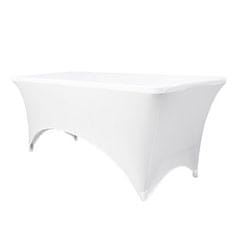 Greatstore Namizni prt za gostinske mize 180cm bela