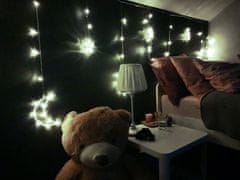 Greatstore Božične luči zvezdne lune luči zavese 96LED