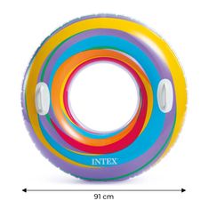 Napihljivo plavalno kolo 91cm za otroke 59256 INTEX