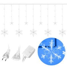Greatstore Snežinke luči Božične zvezde Božične luči zavese 138LED