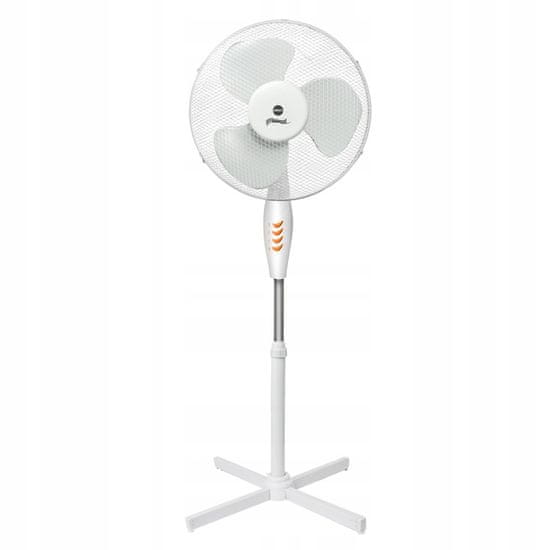 Greatstore Talni ventilator z nastavljivimi časi 45W - bela