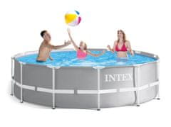 Greatstore Vrtni bazen z okvirjem 366x99cm - komplet - črpalka, lestev INTEX 26716