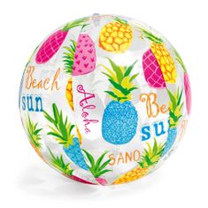 Velika napihljiva žoga za plažo 51cm Ananas - 59040