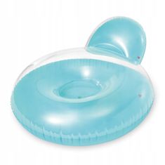 Greatstore Okrogla napihljiva ležalna blazina za plavanje Intex 58889