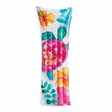 Greatstore Napihljiva plavalna vzmetnica - Turtle 59720 INTEX