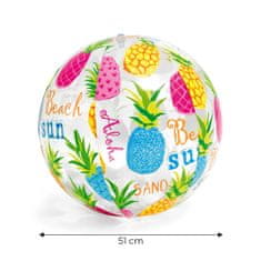 Velika napihljiva žoga za plažo 51cm Ananas - 59040