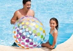 Greatstore Napihljiva žoga za plažo velika jumbo 107cm INTEX 59065