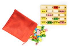 Greatstore Izobraževalni domino matematični bloki s tablo