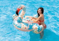 Greatstore Napihljiva velika blazina flamingo za plavanje INTEX 57559