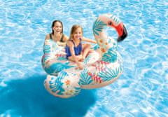 Greatstore Napihljiva velika blazina flamingo za plavanje INTEX 57559