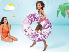 Greatstore Otroško napihljivo kolo za plavanje 91cm vijolično INTEX