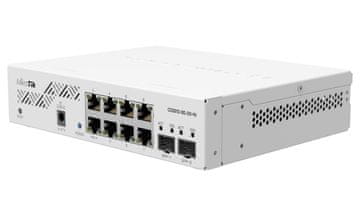 Mikrotik upravljano stikalo CSS610-8G-2S+IN, 8x GbE, 2x 10G SFP+, SwO, napajalnik