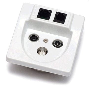 OEM Vtičnica TV/R/SAT/RJ-45/RJ-11 - terminal