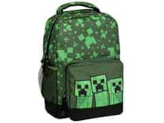 sarcia.eu Minecraft Mehak šolski nahrbtnik za dečka, zeleni nahrbtnik 36x27x12 cm 