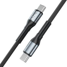 En-TRON A49 polnilni kabel, USB-C na USB-C, PD100W, črn (A49 USB-C)