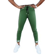 Dstreet Ženske športne hlače VELVET SKY zelena uy1630 XL-XXL
