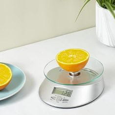 Verkgroup Steklena LCD kuhinjska tehtnica 1g do 5kg