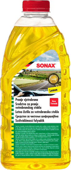 Sonax letno čistilo za vetrobransko steklo, limona, 2 l