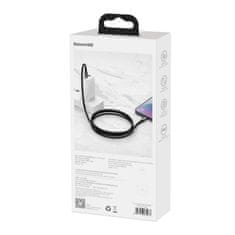 BASEUS Kabel za iPhone USB-C - Lightning hitro polnjenje 20 W 1 m - črn