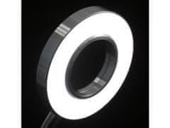Verkgroup Nastavljiva 24 LED kozmetična namizna svetilka z USB