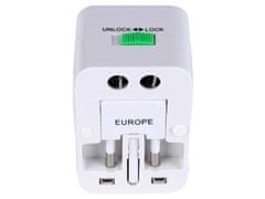 Verkgroup Električni potovalni adapter vtič EU all in one cel svet