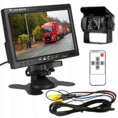 Dexxer 12-24V univerzalni komplet LCD monitor in kamera za vzvratno vožnjo 7″
