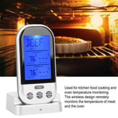 Ruhhy PRO LCD kuhinjski termometer s sondo 100cm do 250°C za meso