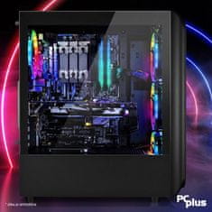 PCplus Gamer namizni računalnik, R5 5600X, 16GB, 500GB, RTX4060, DOS (145009)