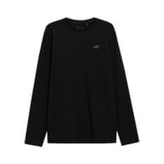 4F Majice črna XL Longsleeve M155 M 20s