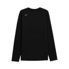 4F Majice črna XL Longsleeve M155 M 20s