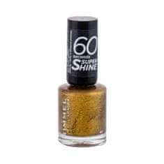 Rimmel 60 Seconds Super Shine hitro sušeči lak za nohte 8 ml Odtenek 831 oh my gold!