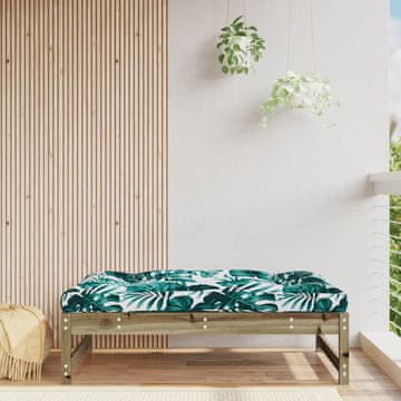 Vidaxl vidaXL Vrtni stolček za noge 120x80 cm impregniran borov les