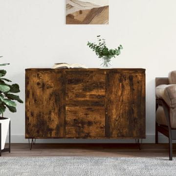 Vidaxl vidaXL Omarica dimljen hrast 104x35x70 cm Material na osnovi lesa