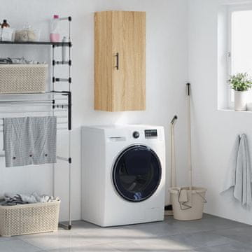 Vidaxl vidaXL Stenska omarica sonoma hrast 34,5x34x90 cm