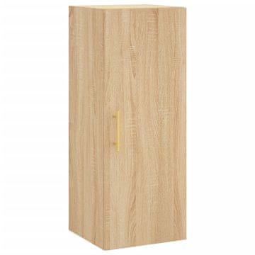 Vidaxl Stenska omarica sonoma hrast 34,5x34x90 cm